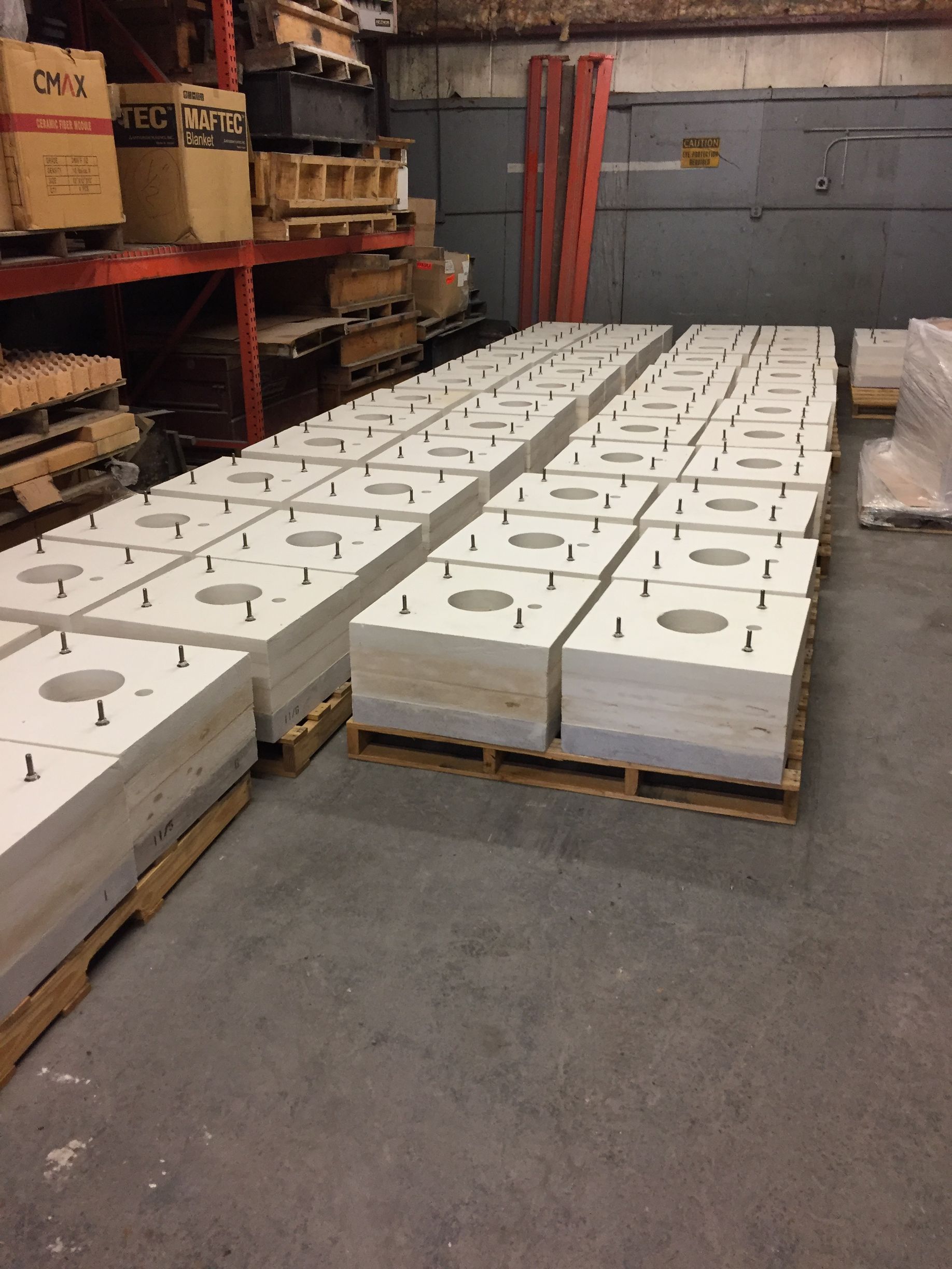 refractory burner tiles for lumber processing