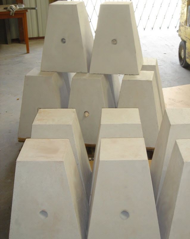 industrial refractory pier blocks
