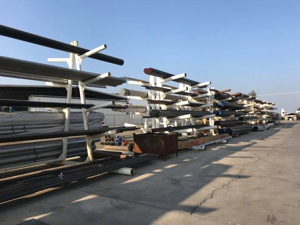 Pipes Displayed Outside — Tulare, CA — Mid-Valley Pipe & Supply
