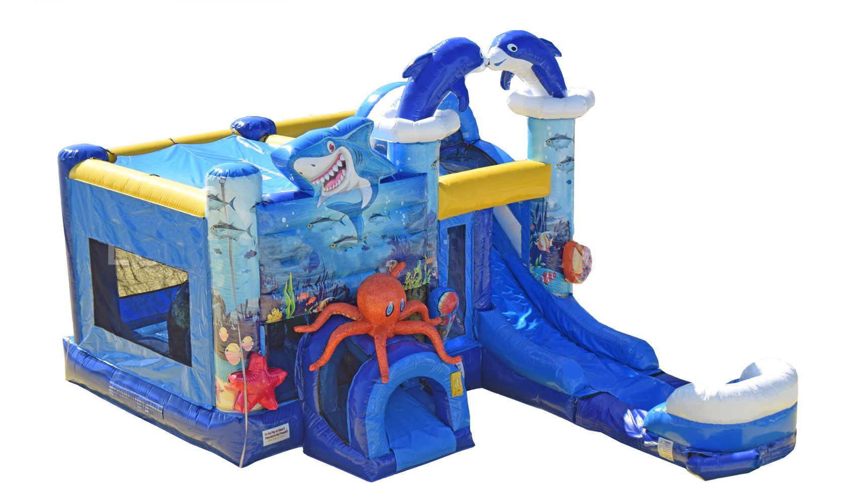 UnderTheSea Bounce and Slide Combo Rental Gainesville Party Rentals