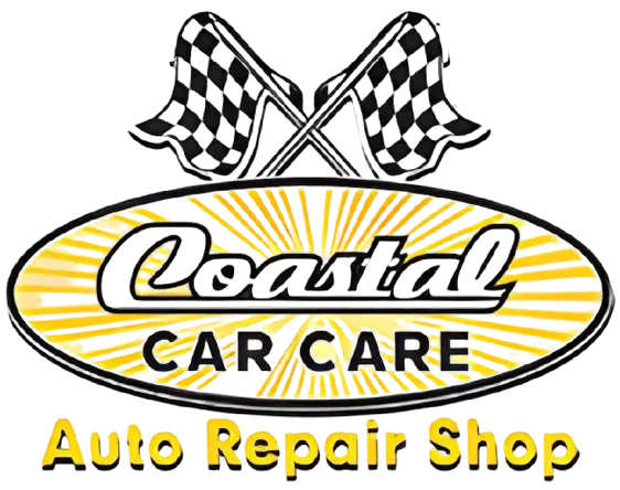 Logo for Demo Auto Repair: text with a gear icon, red and navy colors.