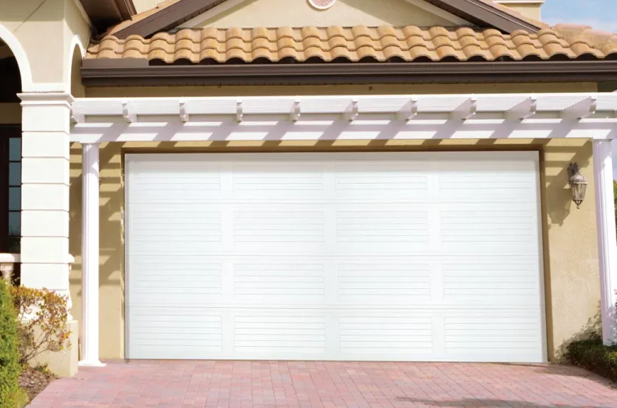 DoorLink Louvered Panels Garage Door - new garage door