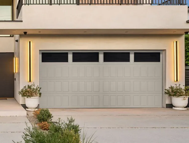 DoorLink Recessed Panel Garage Door - garage door installation