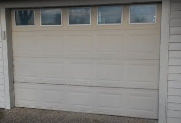 Before Garage Door installation 