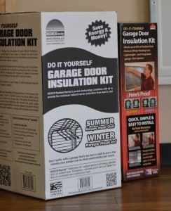DO IT YOURSELF Garage Door Insulation Kit