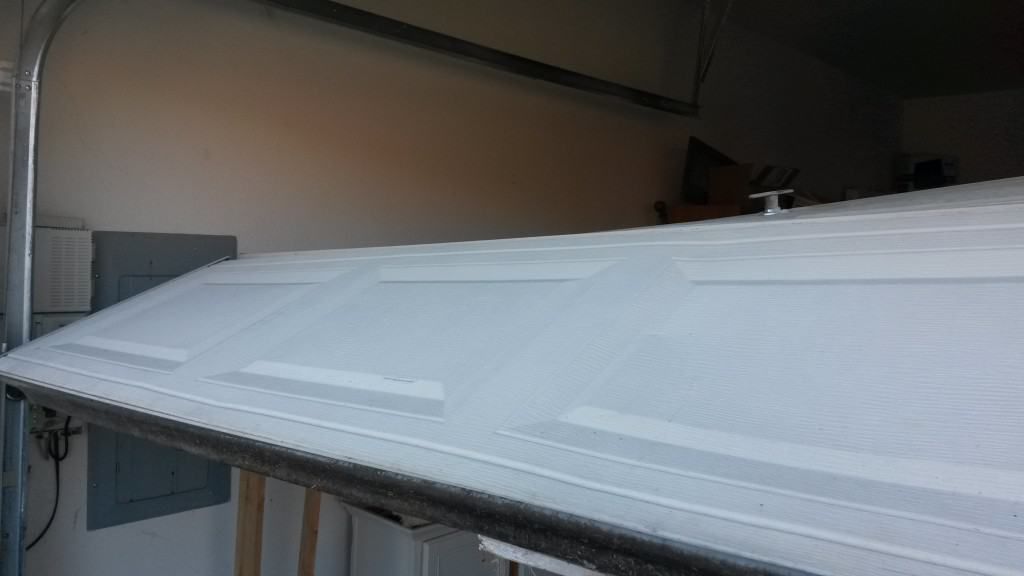 Off track garage door