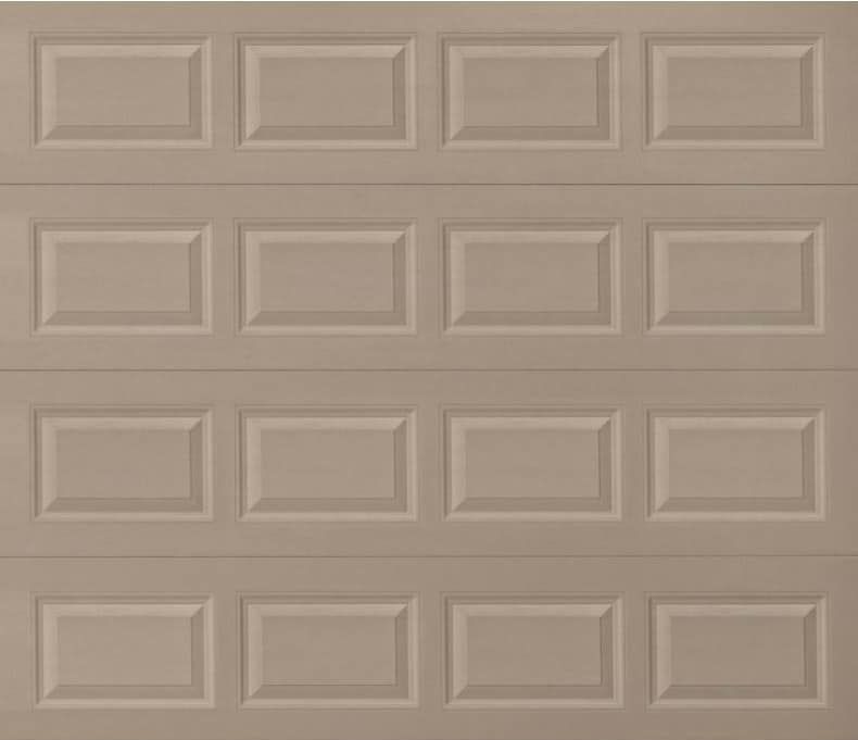 Short Raised Panel Garage Door