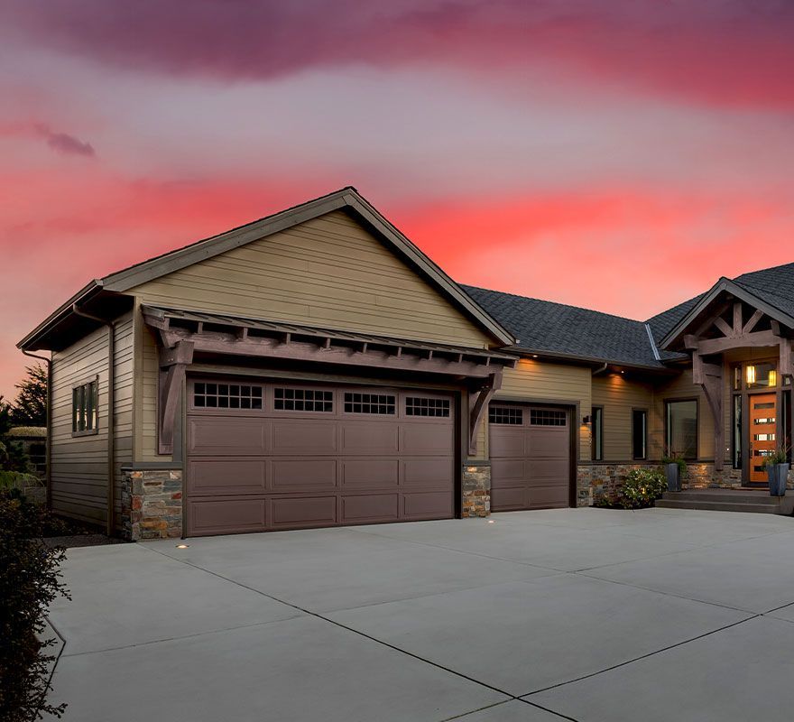 Windsor Carriage House Design - new garage door installation