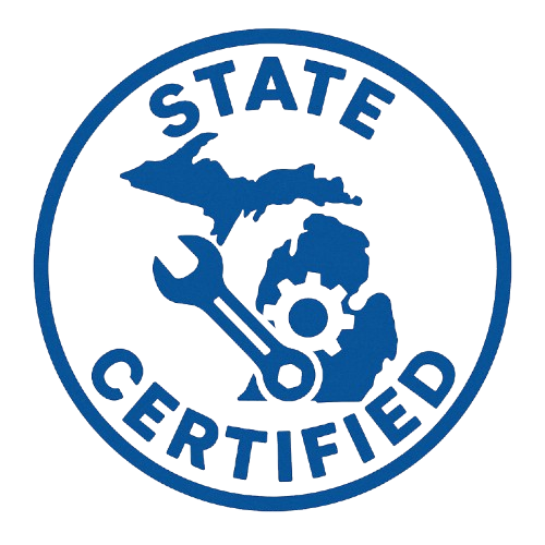 STATE CERTIFIED LOGO | Crank-N-Go Automotive
