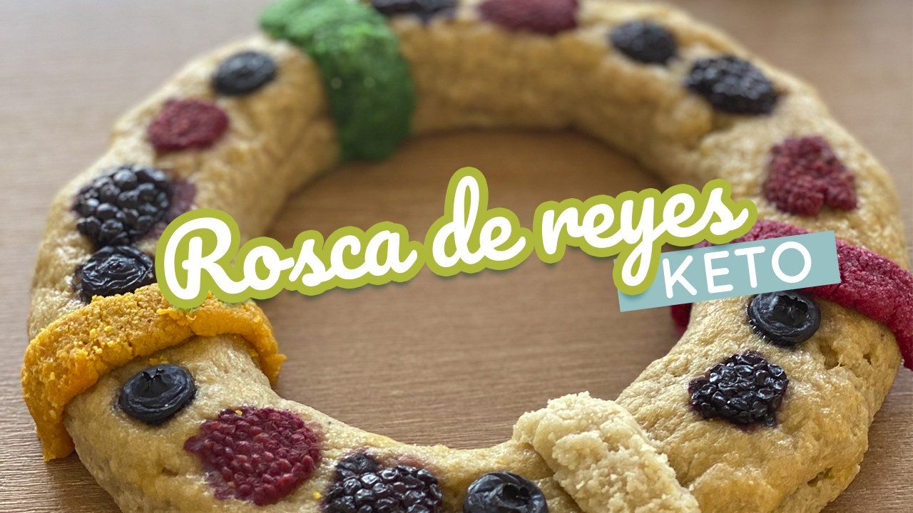 Rosca de reyes versión keto y saludable - Reto Clean Keto