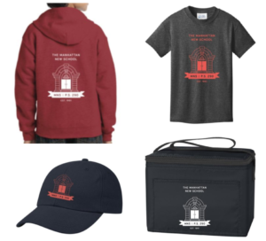 Take a look at the full catalog of MNS school spirit items