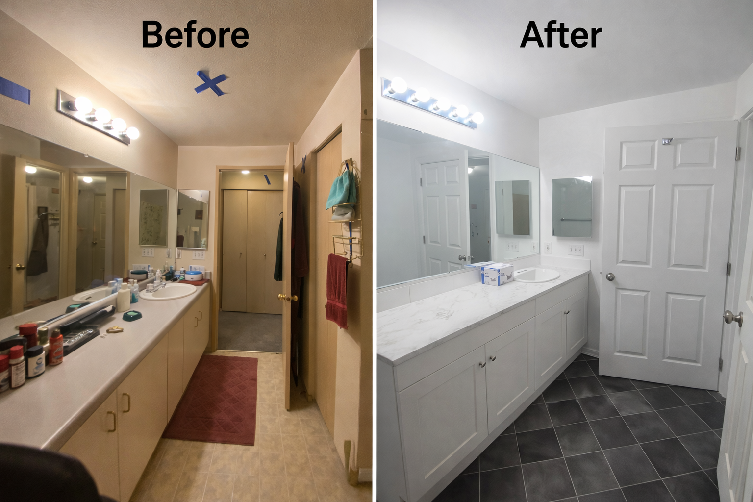 Bathroom Repairs after Water Damage