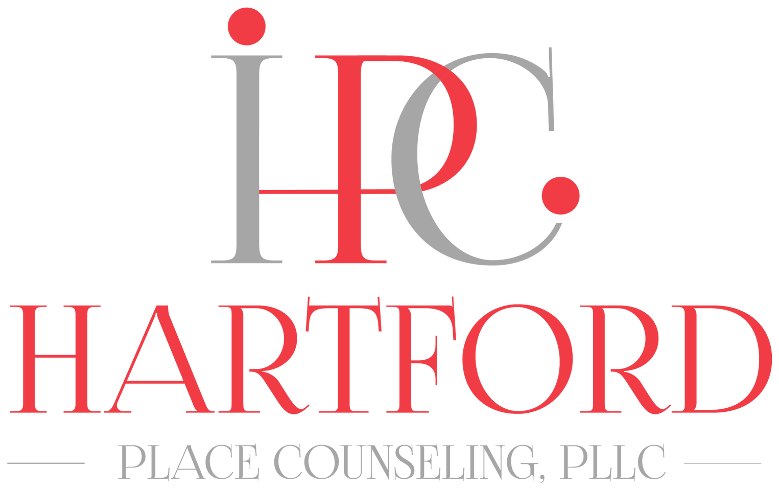 Logo in gray gradient text.