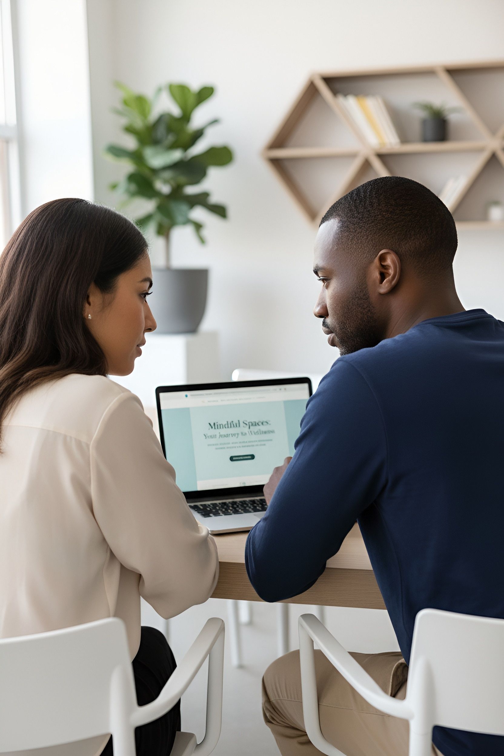 Three people in a circle, holding hands for support. Focus on hands, showing empathy.