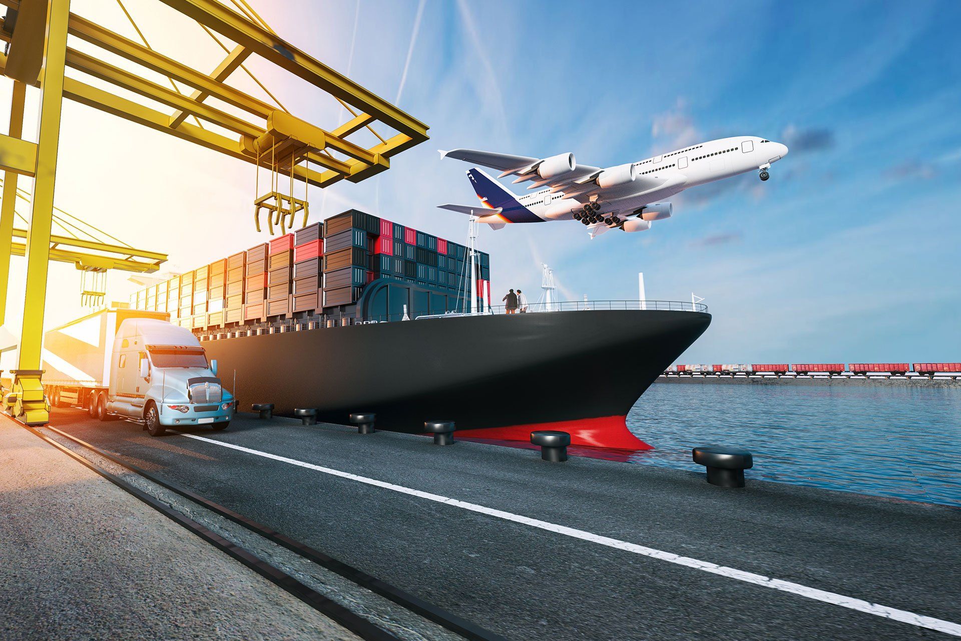 El transporte de mercancías marítimo