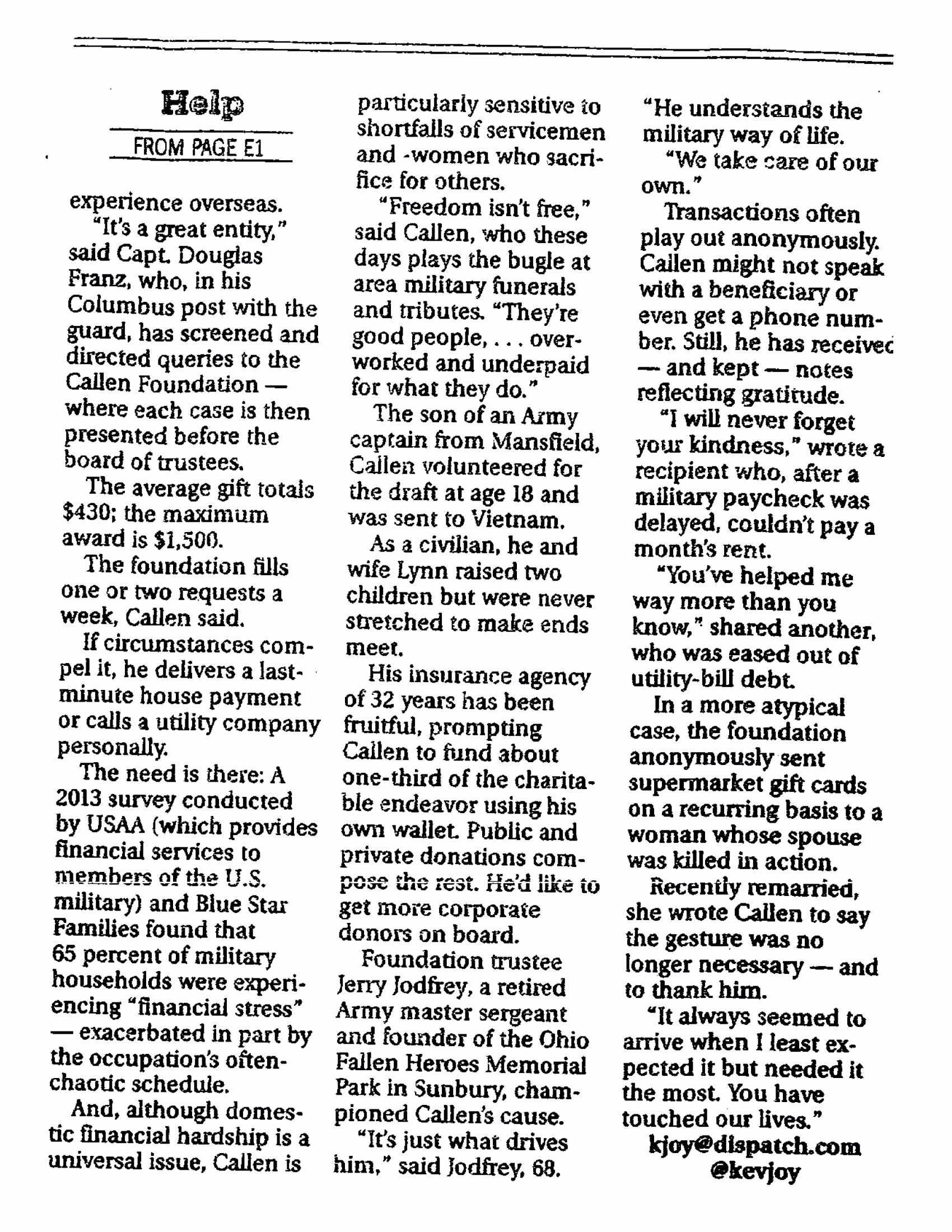 A page of a newspaper with a lot of text on it.