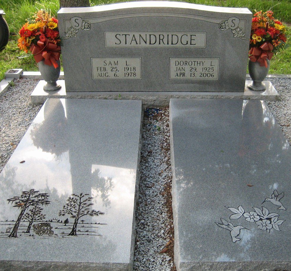 Grey Upright Monuments