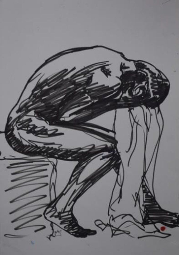 Focus IV - 2017 ink on paper