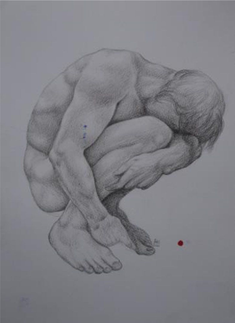 Focus II - 2017 pencil on watercolour paper