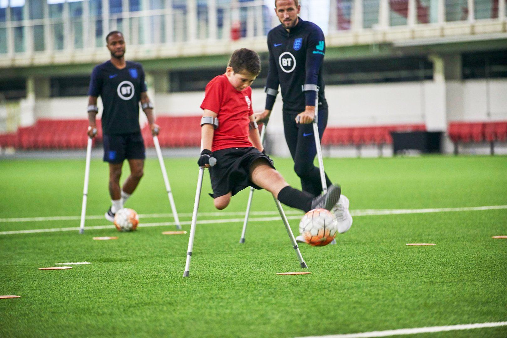 Rio Woolf playing football