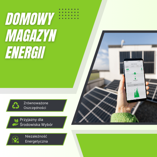 Domowy Magazyn Energii to urządzenie przechowujące nadwyżki energii z fotowoltaiki.