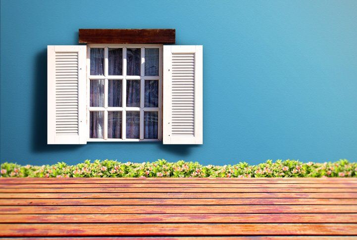 House Painting — Open window to back yard in Denver, CO