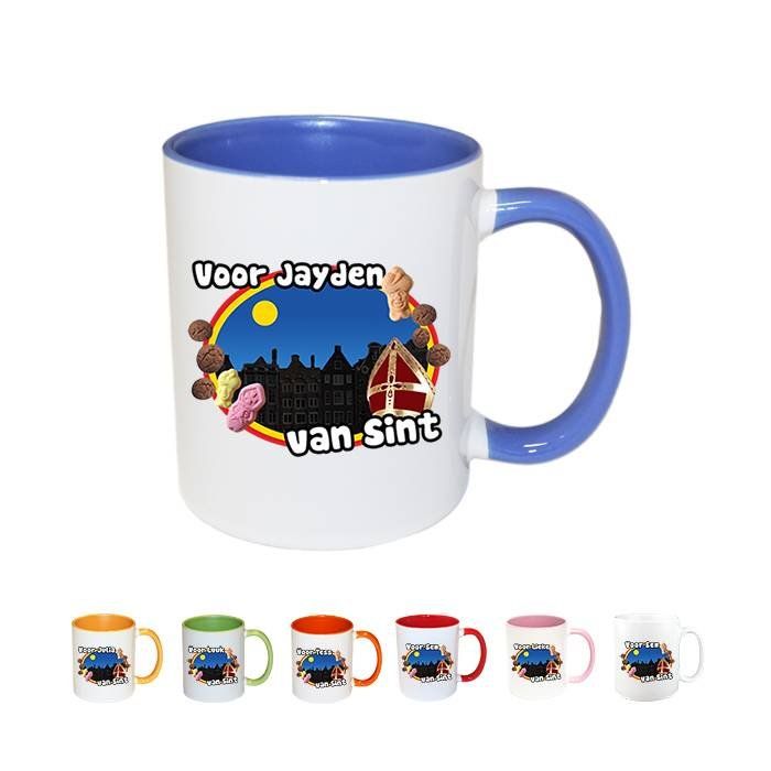 Sinterklaas mok met naam - Sinterklaas cadeautjes