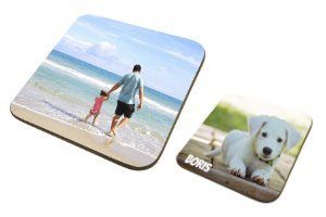 Onderzetter met foto - Valentijnscadeau