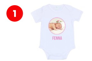 Rompertje met naam bedrukken geboorte cadeau