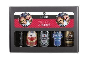 Bierpakket met tekst - Valentijnscadeau voor hem