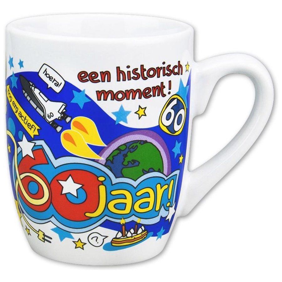 Cartoonmok 60 Jaar - Cadeau 60 jaar