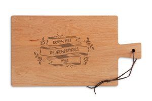 Houten snijplank met naam - Gepersonaliseerd cadeau