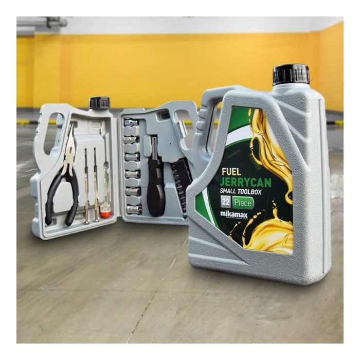 Jerrycan Gereedschapsset 22 delig - Rijbewijs cadeau