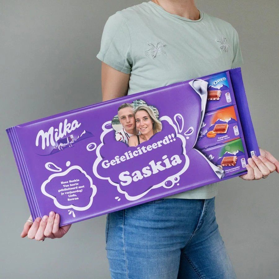 Mega Milka Chocoladereep - Chocolade Cadeau