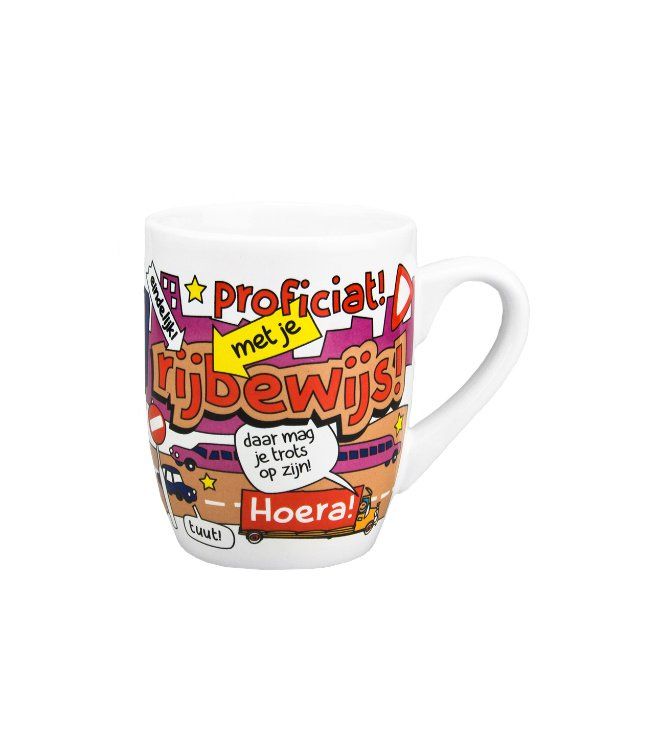 Rijbewijs gehaald mok - Rijbewijs cadeau