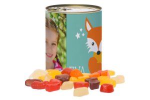 Snoepblik met foto bedrukken - Zwemdiploma cadeau