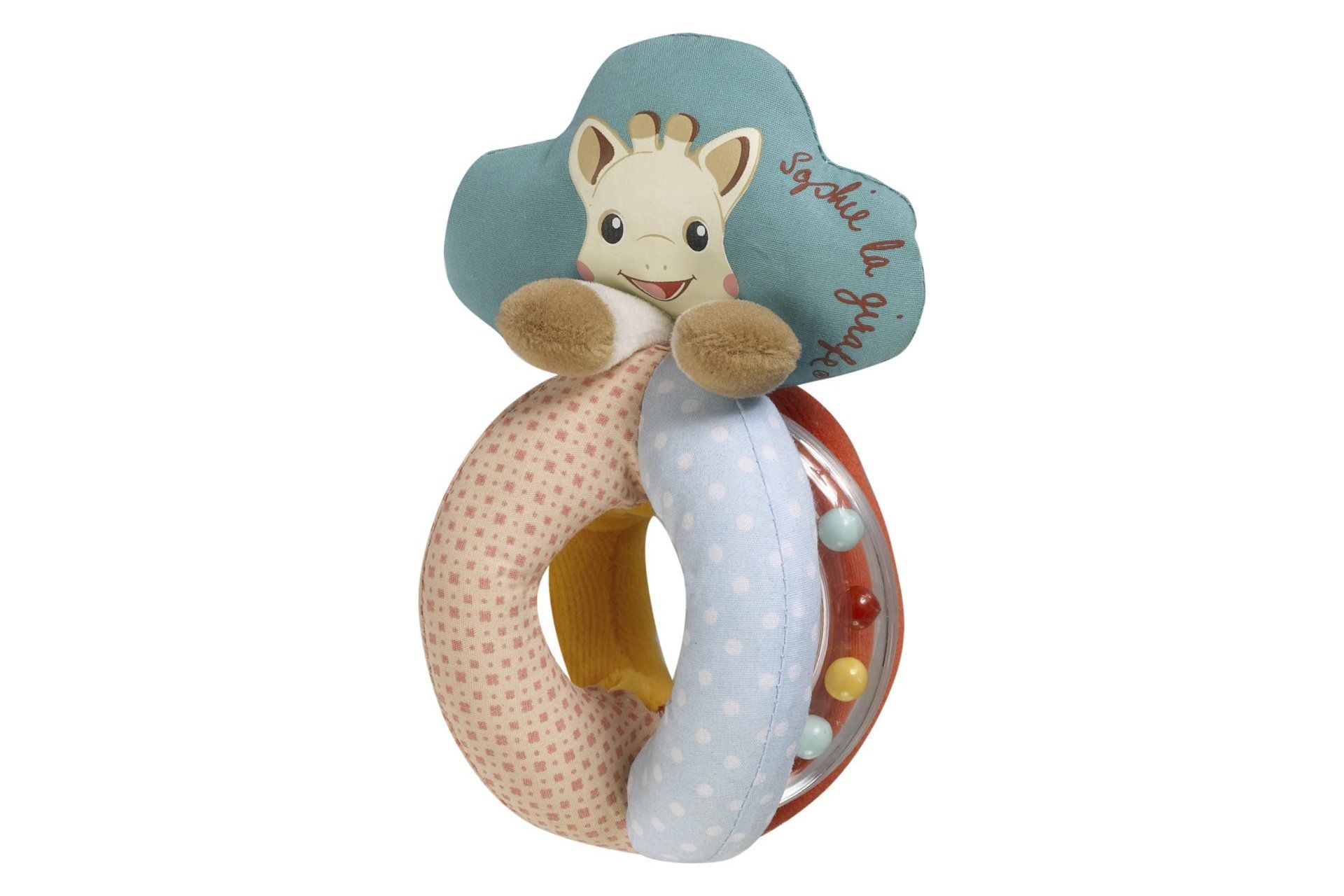 Sophie de Giraf rammelaar met balletjes Geboortecadeau