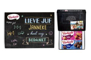Verkade giftbox voor de juf - Cadeau voor de juf of meester