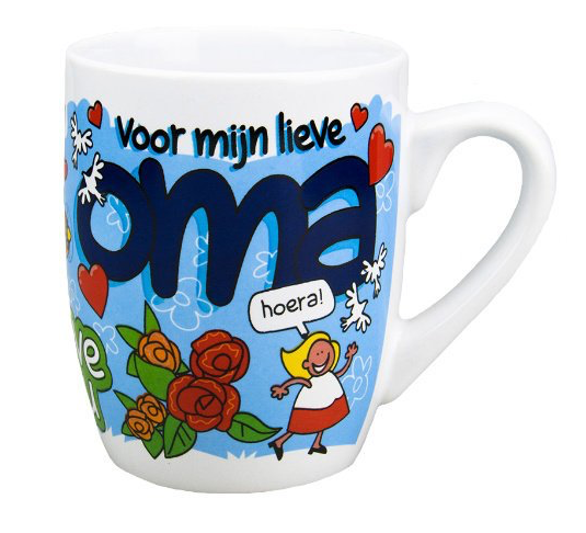 Cartoon Oma Mok - Cadeau voor oma