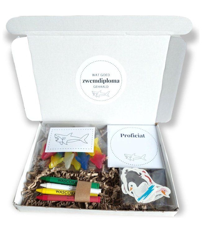 Zwemdiploma Brievenbuscadeau - Zwemdiploma cadeau