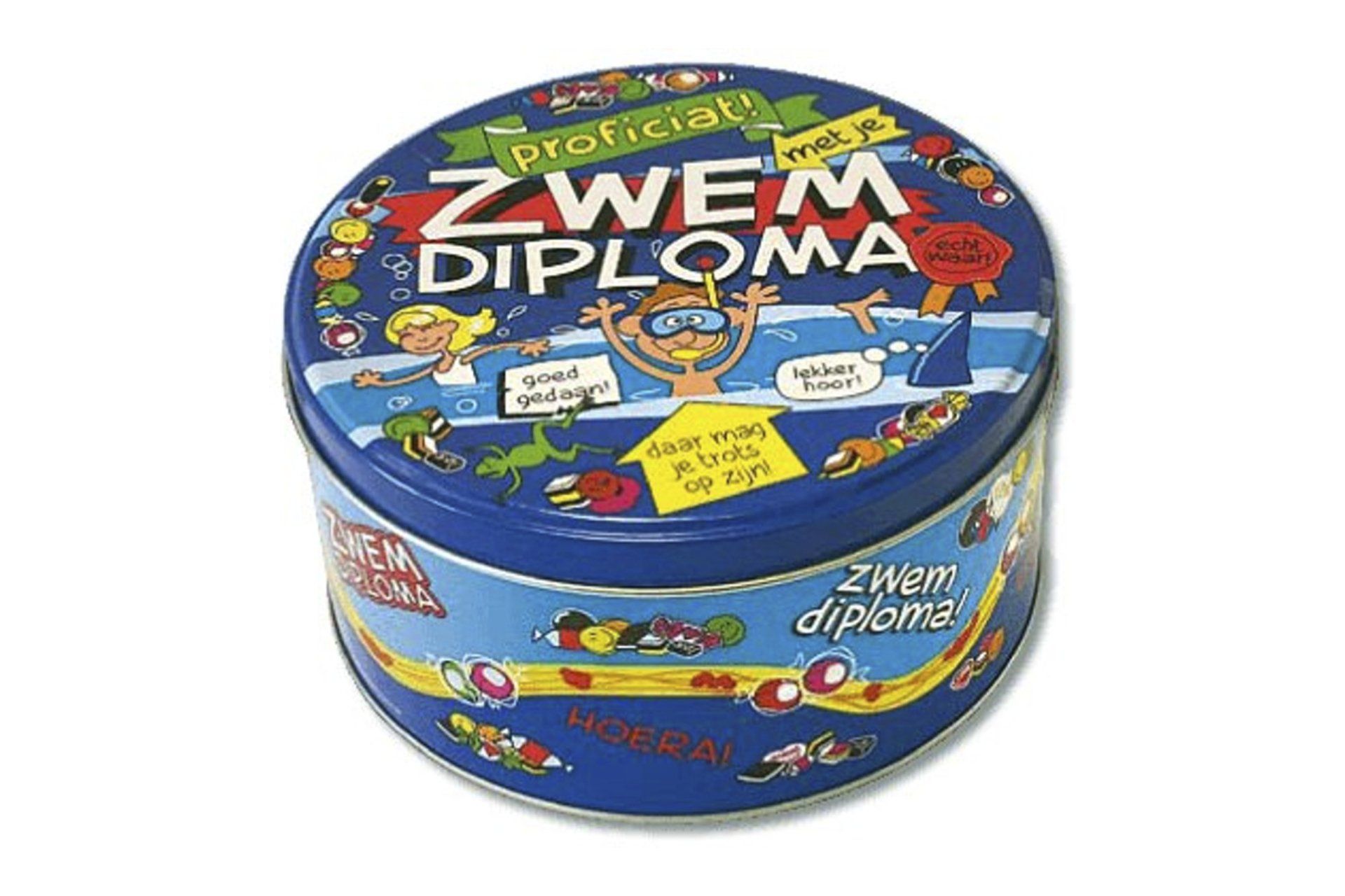 Zwemdiploma snoeptrommel Zwemdiploma cadeau
