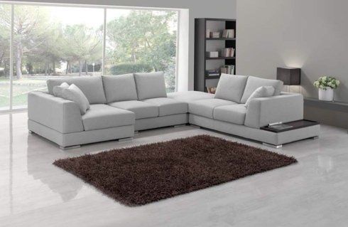 divano angolare bianco