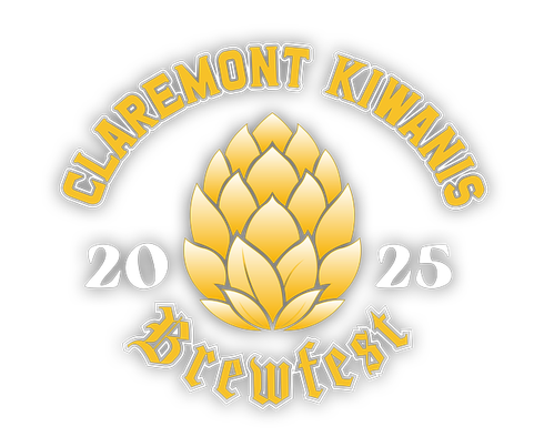 A logo for the clarement kiwanis brewfest