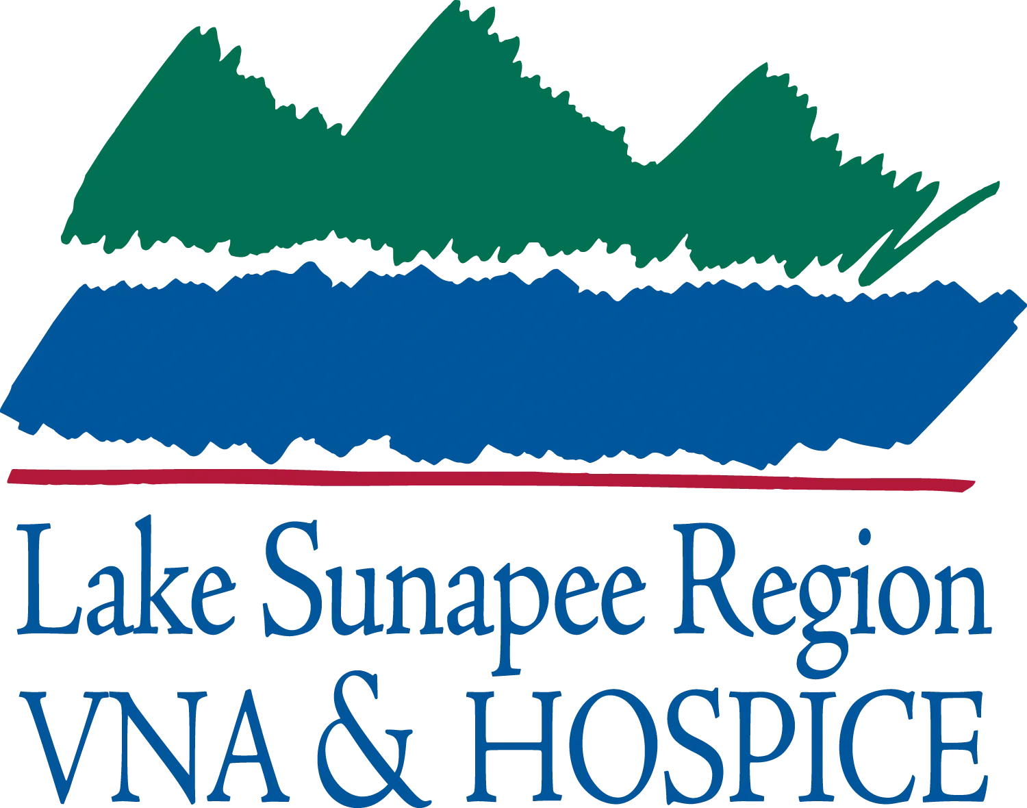 A logo for lake sunapee region vna & hospice
