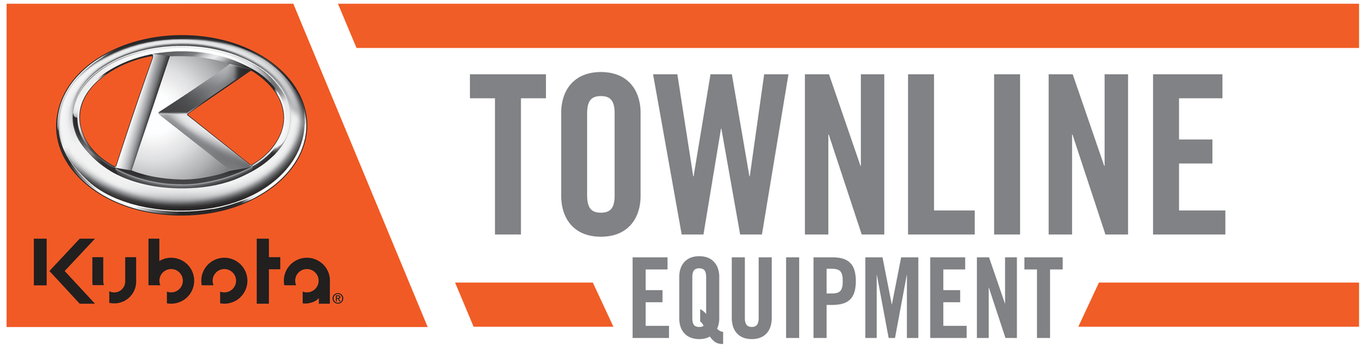 Logo for Townline Equipment, with Kubota branding