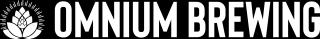 The word omnium brewing is written in white on a black background.