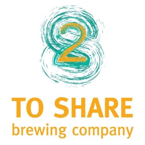 A logo for the to share brewing company