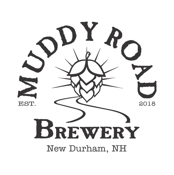 The logo for muddy road brewery in new durham nh