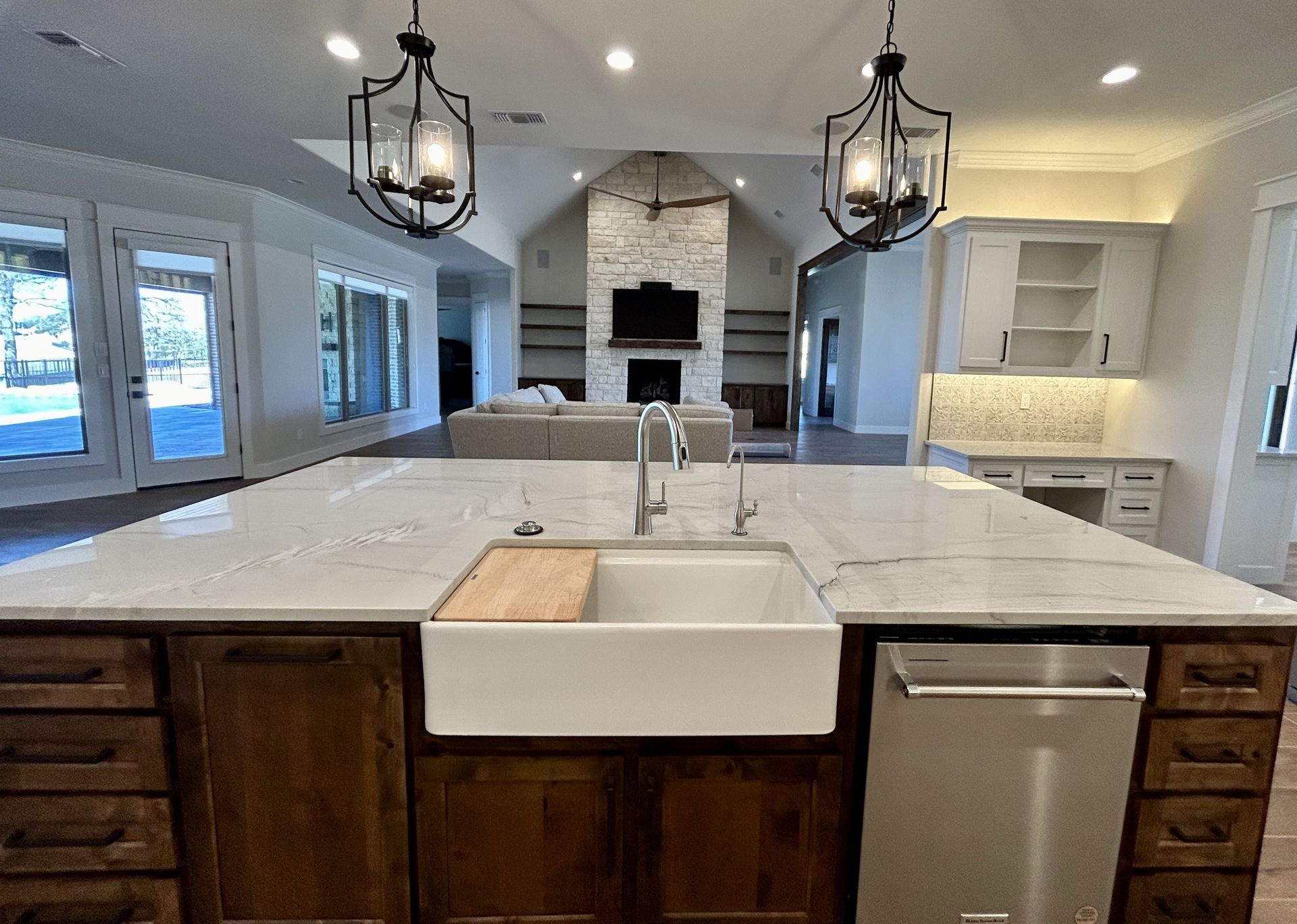 Beautiful  Custom Kithcen Roger Townsend Construction  Co. Quality Custom Homes North Texas  Pottsboro  Lake Texoma 