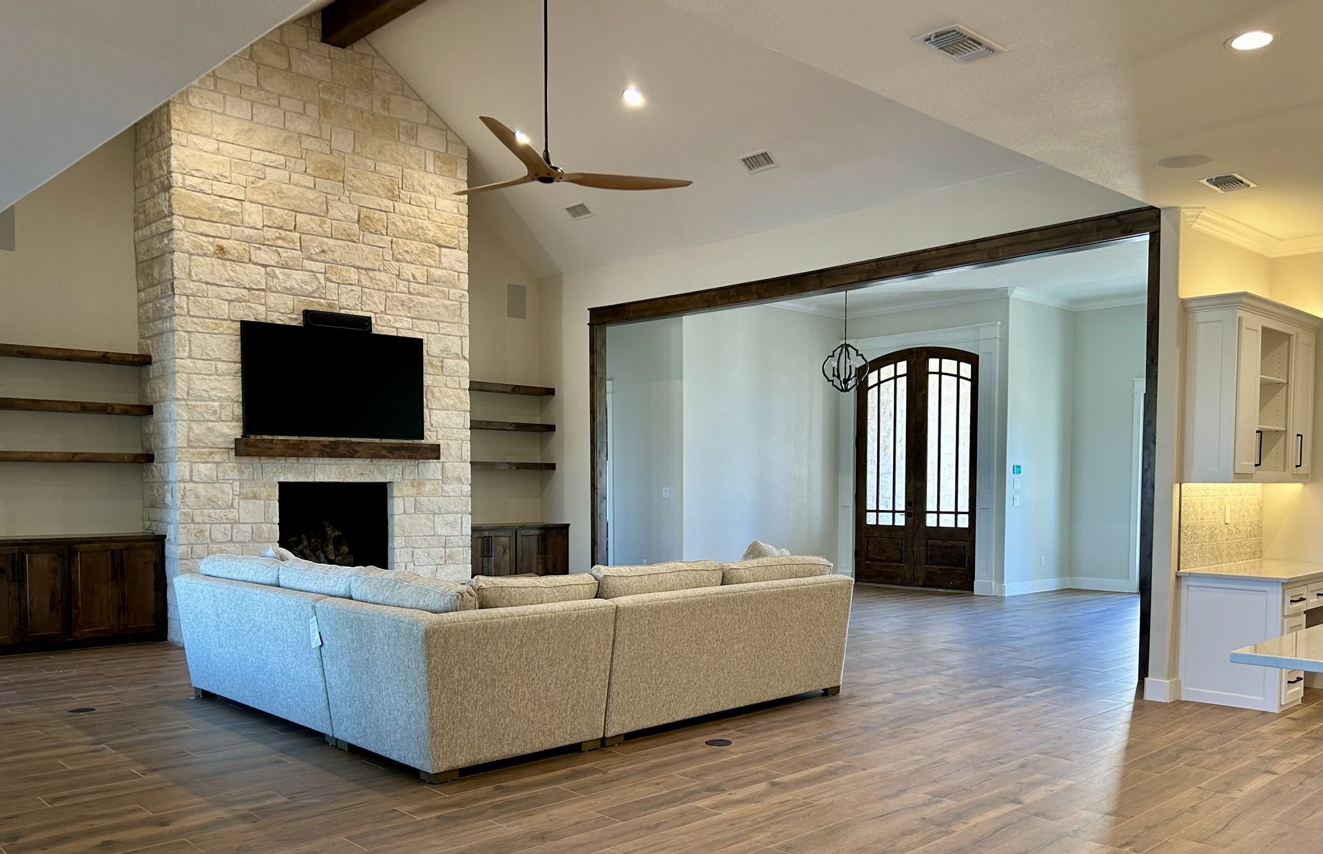 Beautiful  Custom Open Living Space Home Roger Townsend Construction  Co. Quality Custom Homes North Texas  Pottsboro  Lake Texoma 